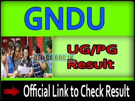GNDU Result 2024: Check UG, PG Results .
